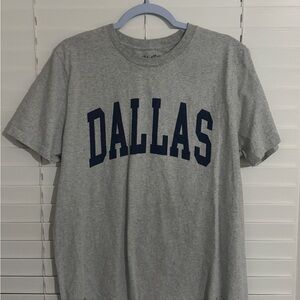Brandy Melville Gray Dallas Graphic T-Shirt